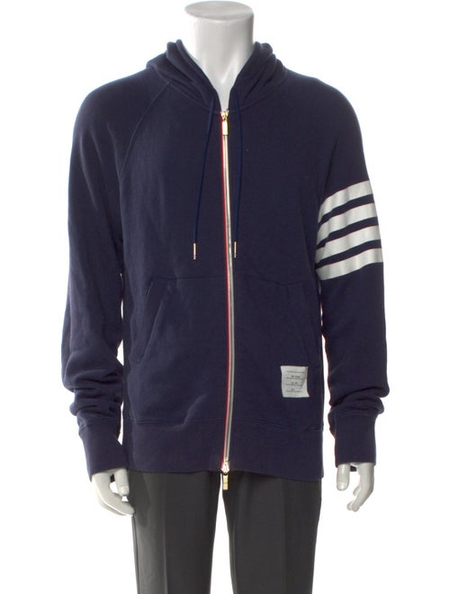 Thom Browne 4-Bar Striped Hoodie
