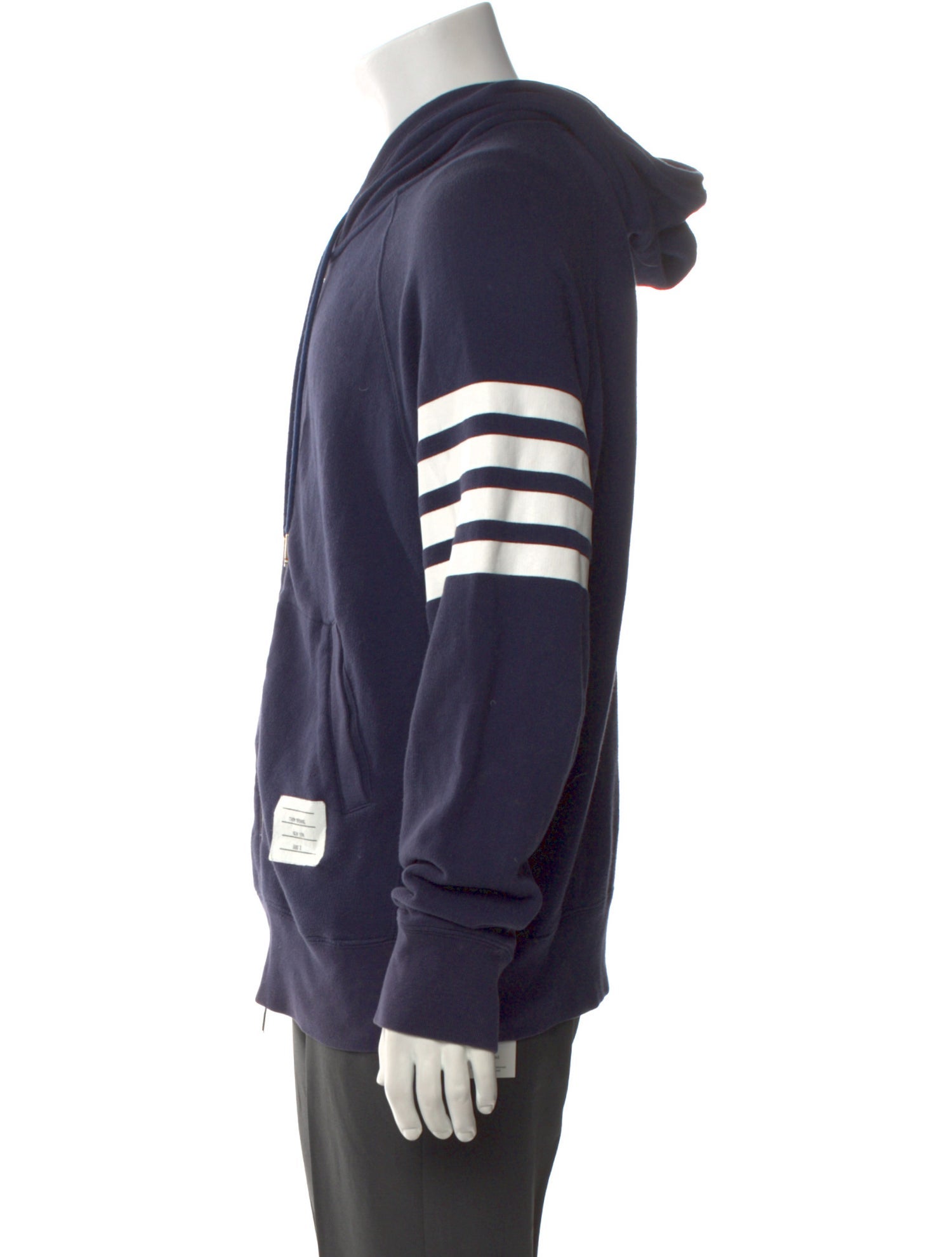 Thom Browne 4-Bar Striped Hoodie