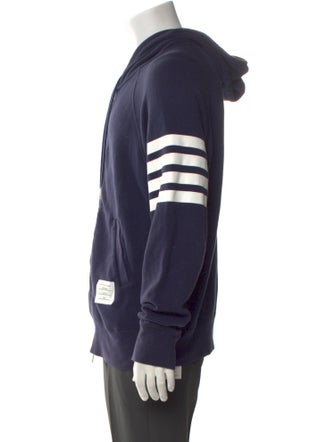 Thom Browne 4-Bar Striped Hoodie