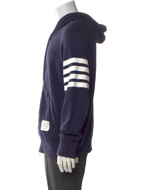Thom Browne 4-Bar Striped Hoodie