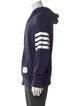 Thom Browne 4-Bar Striped Hoodie