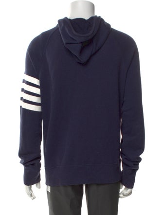 Thom Browne 4-Bar Striped Hoodie