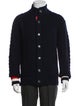 Thom Browne Wool Mock Neck Cardigan