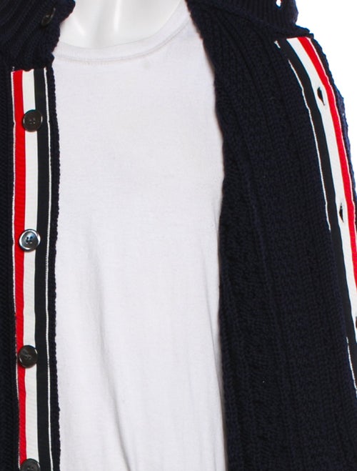 Thom Browne Wool Mock Neck Cardigan