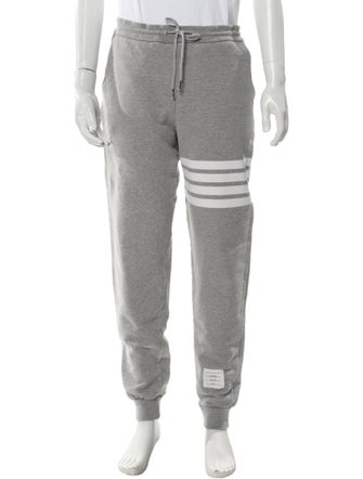 Thom Browne 4-Bar Striped Lounge Bottoms