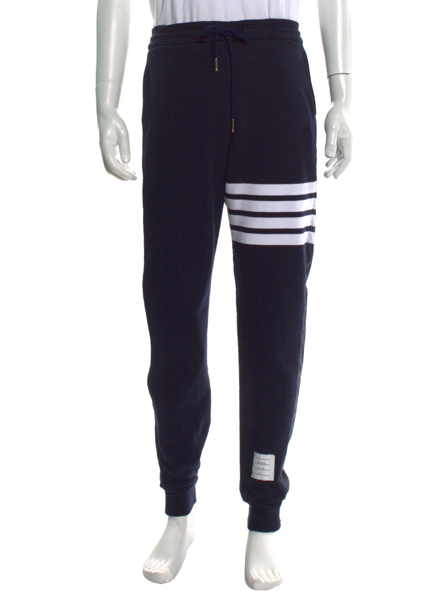 Thom Browne 4-Bar Graphic Print Lounge Bottoms