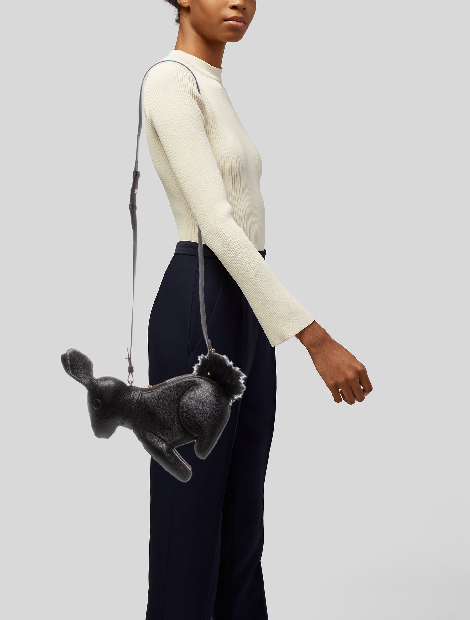 Thom Browne Leather Crossbody Bag