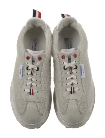 Thom Browne Mesh Lace Trim Embellishment Sneakers