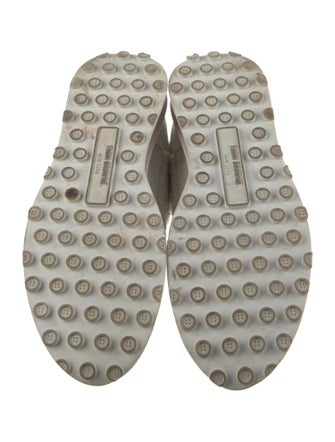 Thom Browne Mesh Lace Trim Embellishment Sneakers