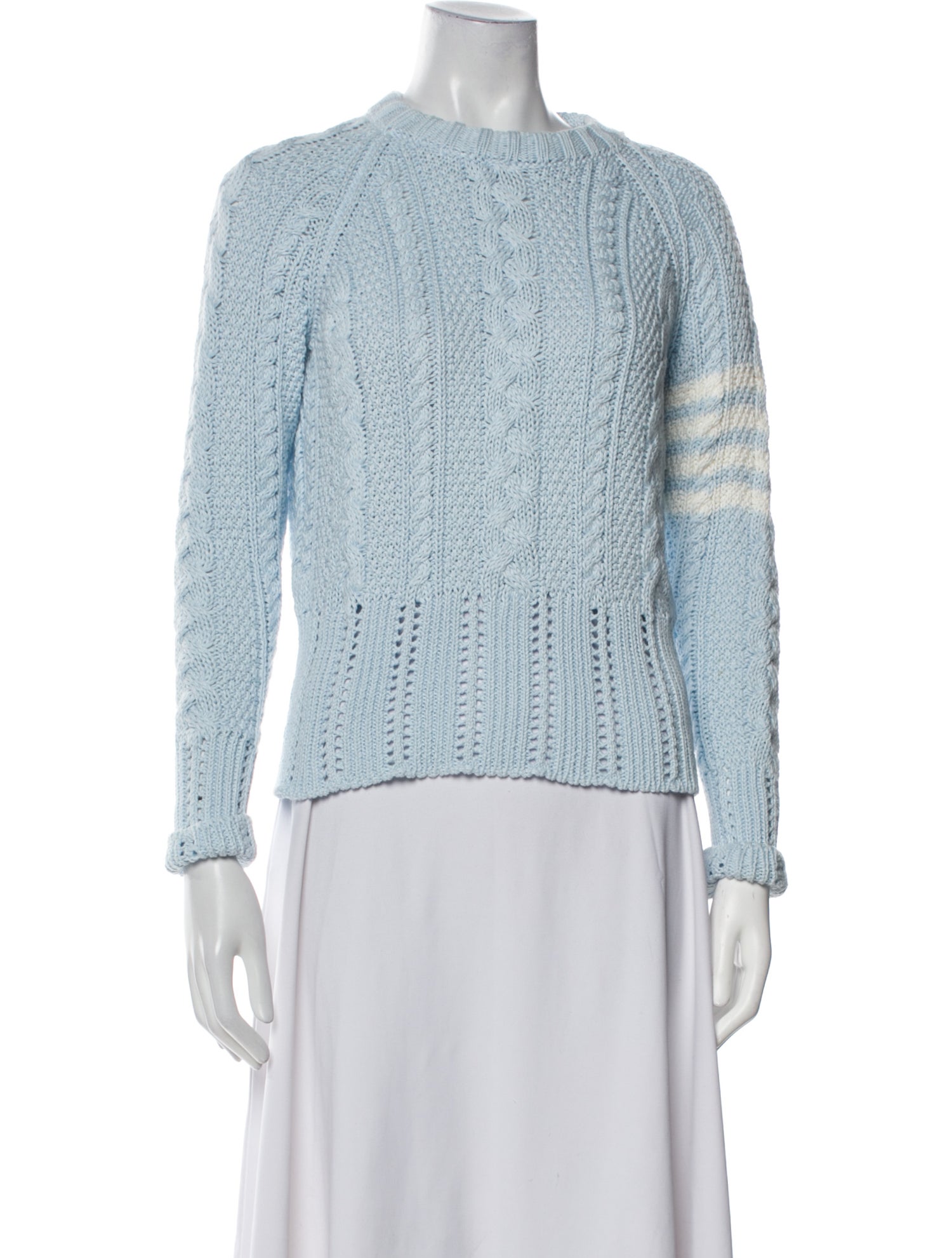 Thom Browne 4-Bar Graphic Print Sweater