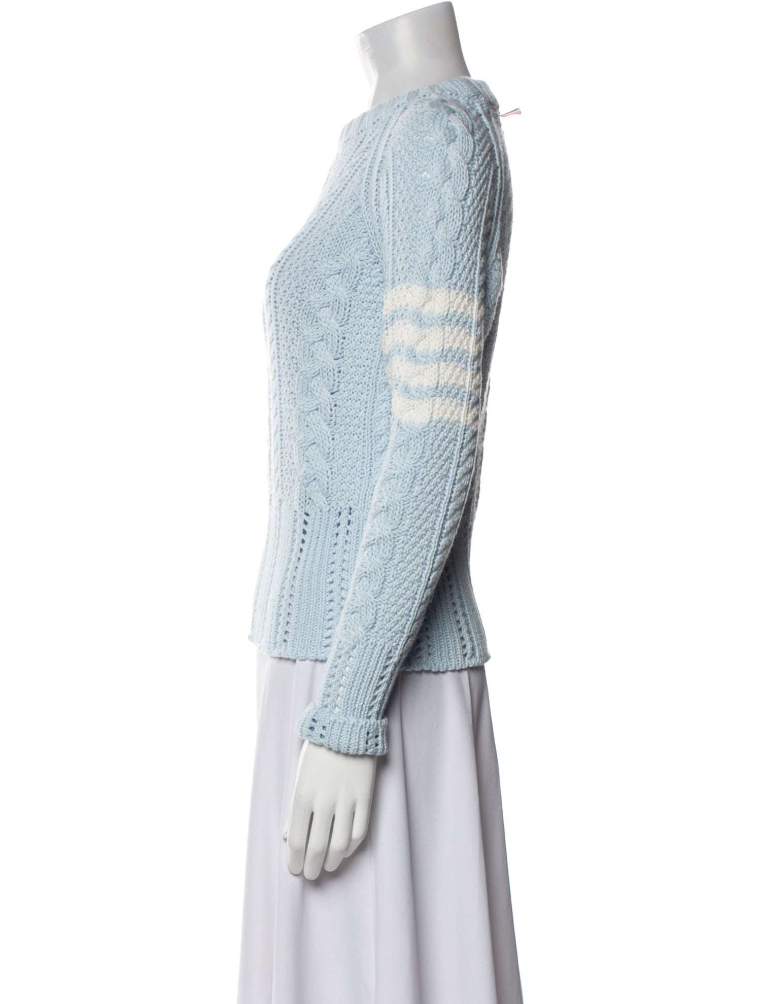 Thom Browne 4-Bar Graphic Print Sweater