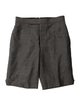Thom Browne Wool Flat Front Shorts