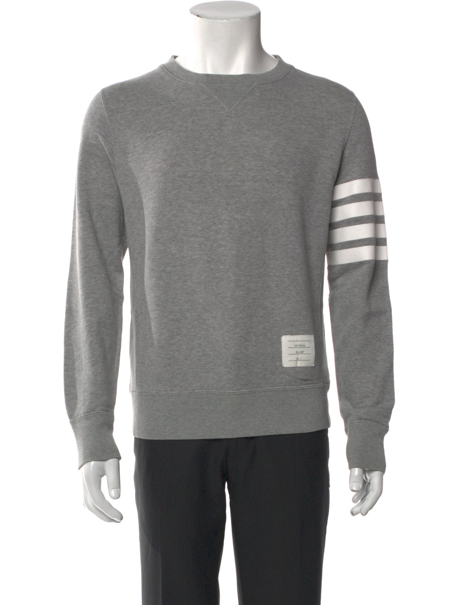 Thom Browne Striped Crew Neck Pullover