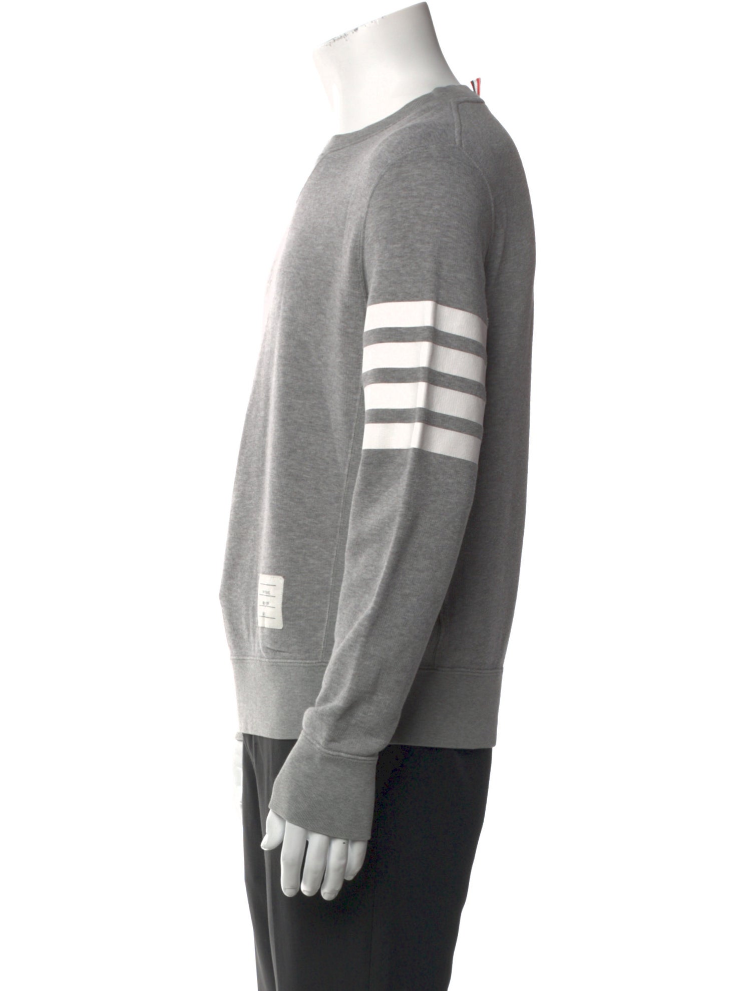 Thom Browne Striped Crew Neck Pullover