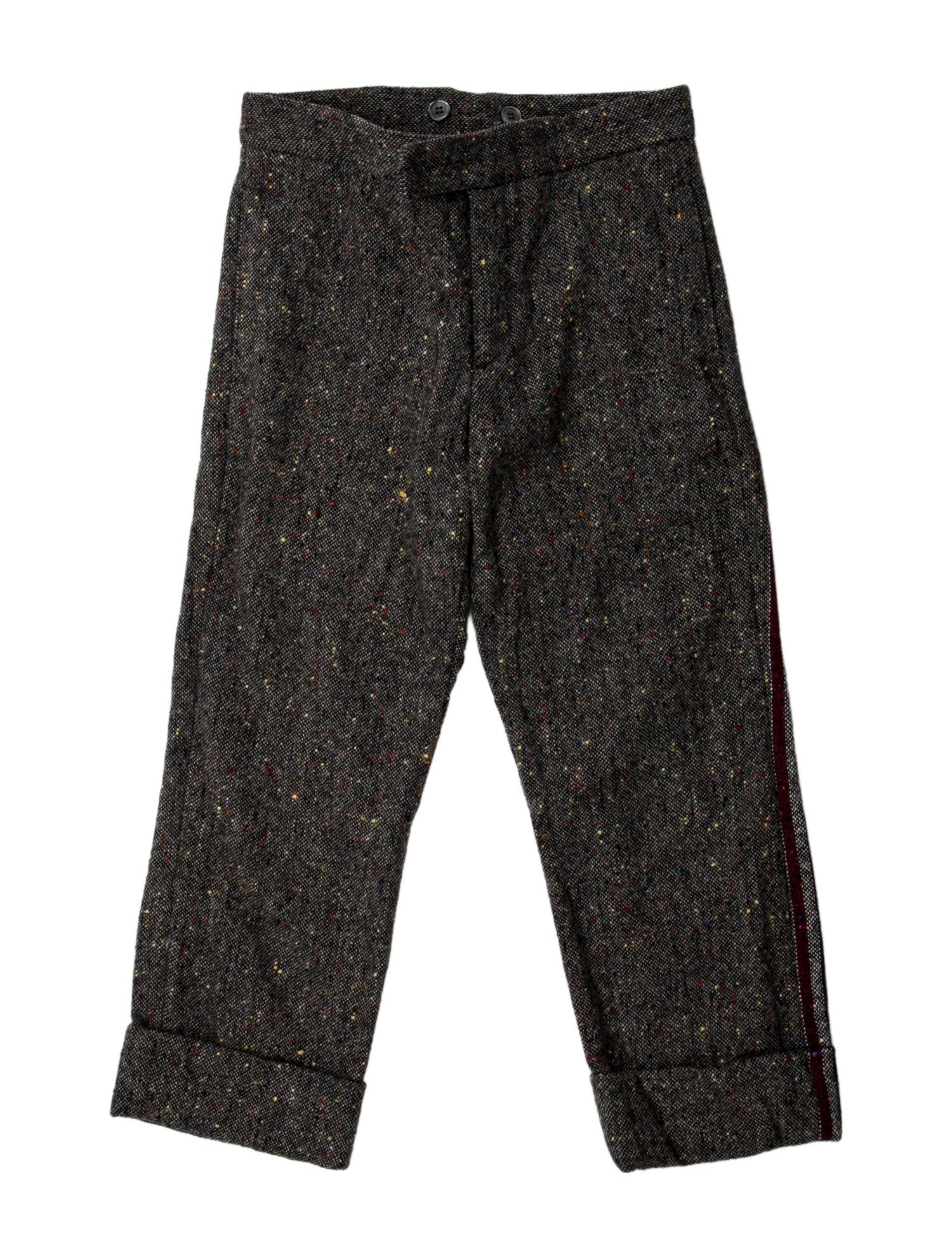 Thom Browne Virgin Wool Straight Leg Pants