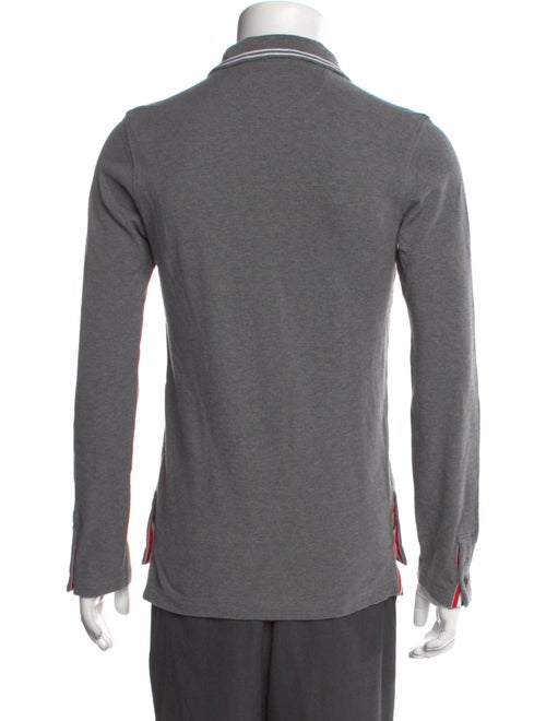 Thom Browne Collar Long Sleeve Polo Shirt