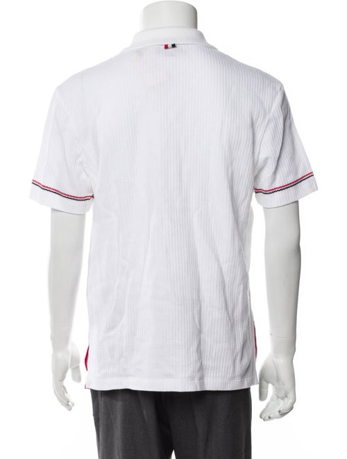 Thom Browne Striped Turtleneck Polo Sweater