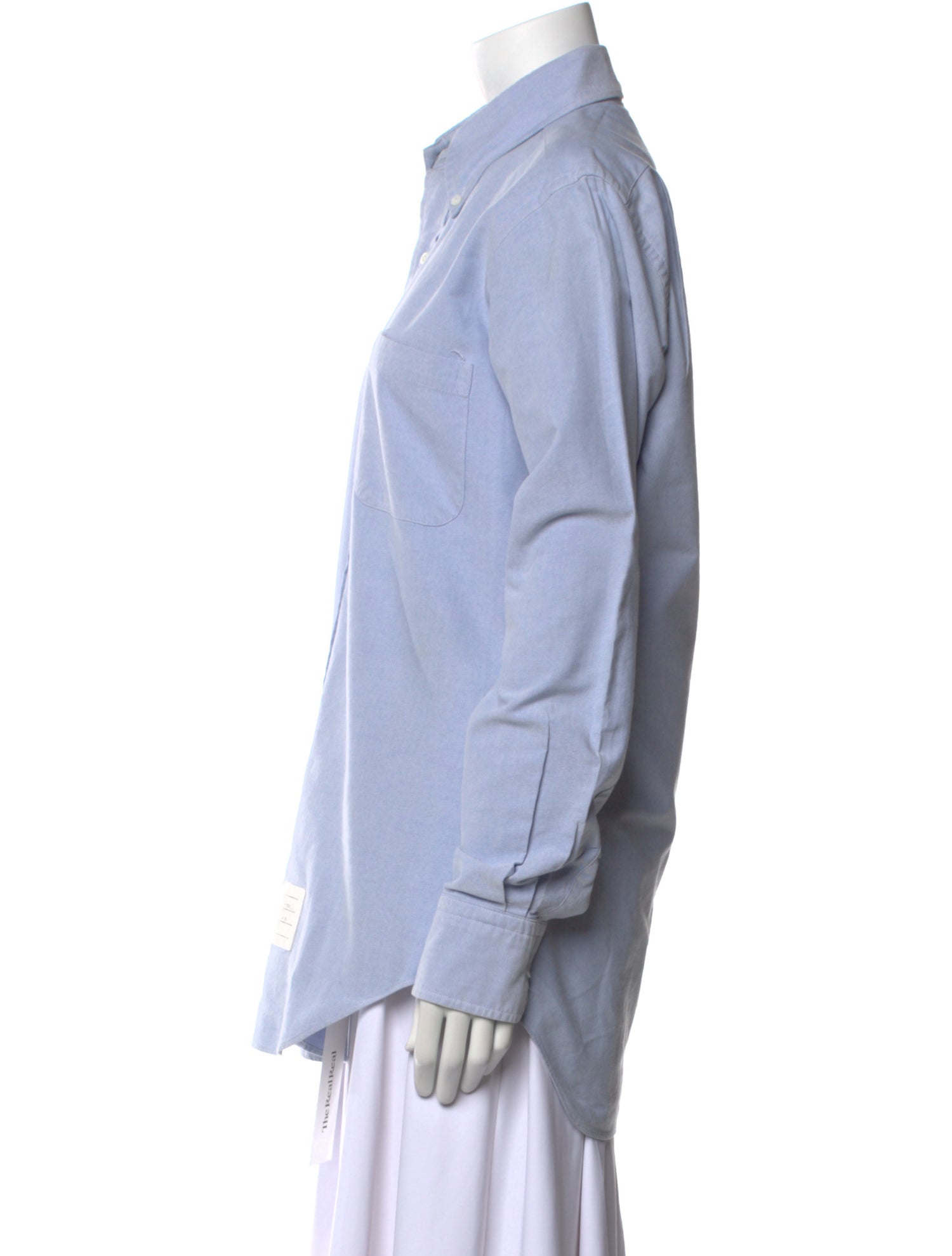 Thom Browne Long Sleeve Button-Up Top