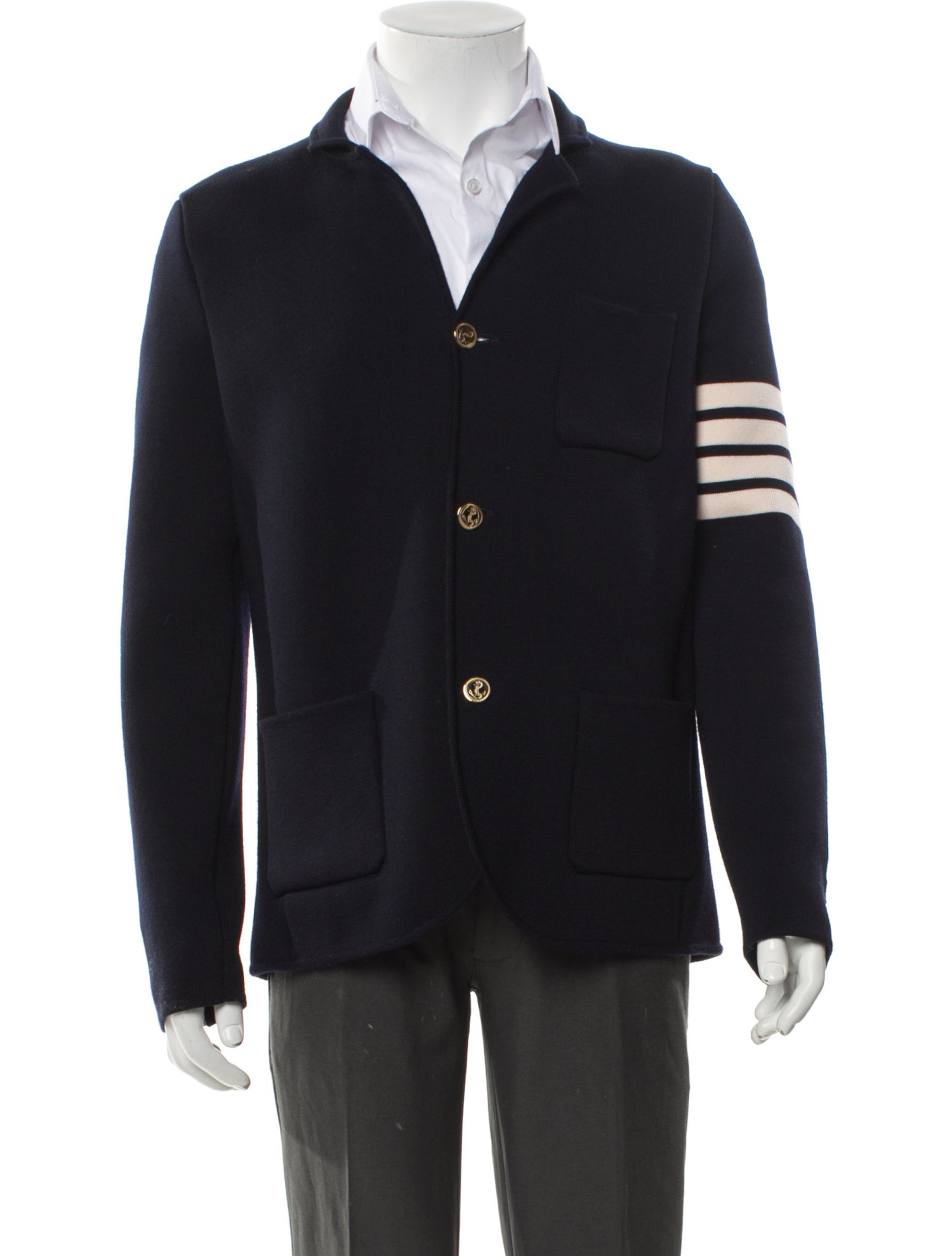 Thom Browne 4-Bar Wool Jacket