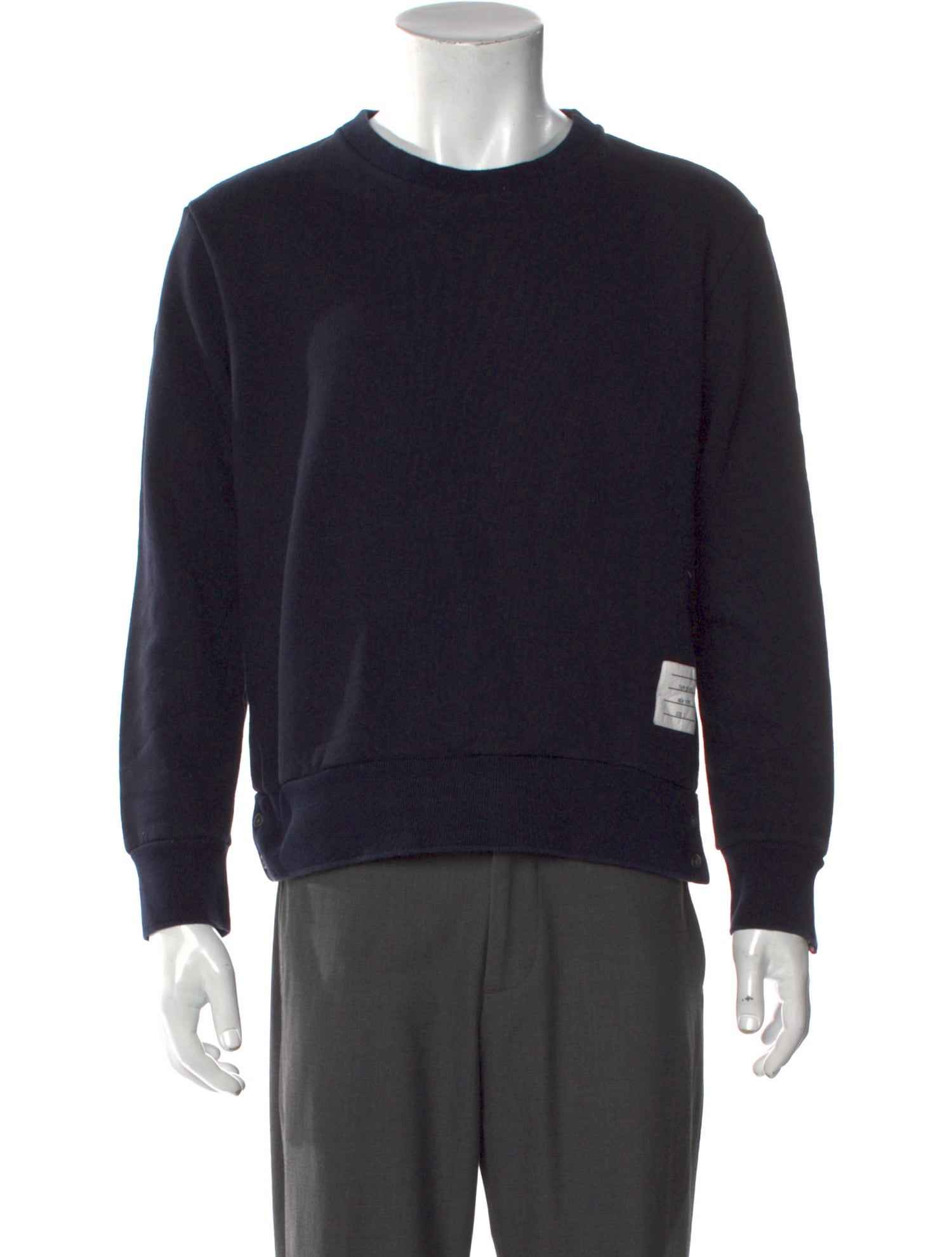 Thom Browne Crew Neck Long Sleeve Pullover