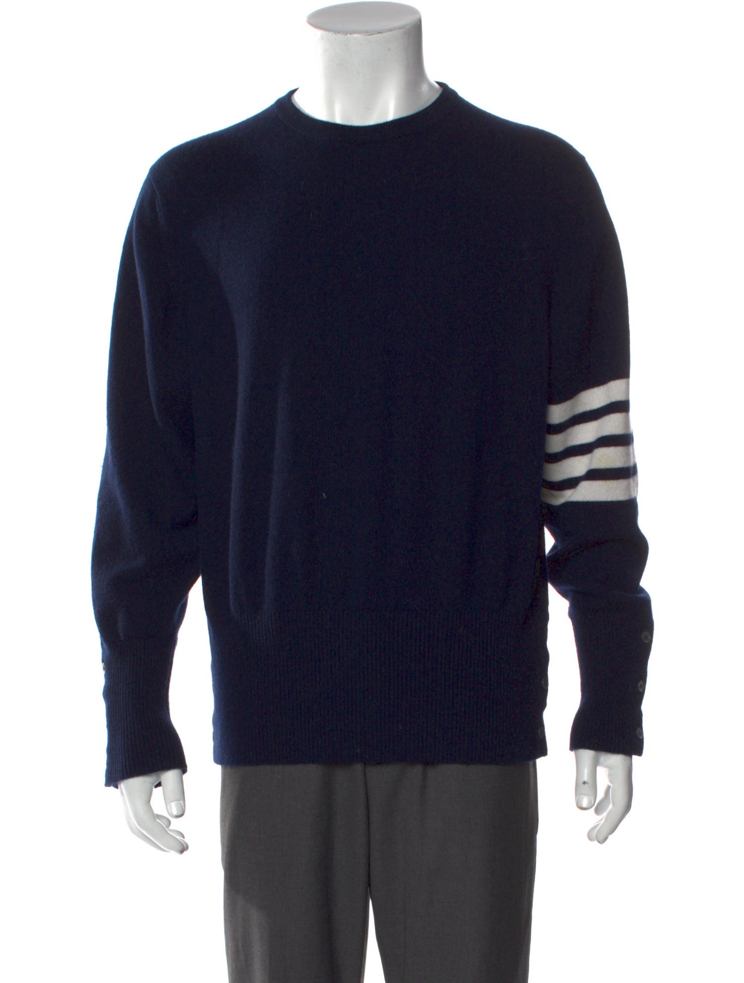 Thom Browne 4-Bar Cashmere Pullover