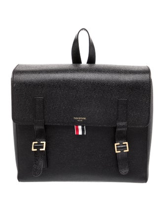 Thom Browne Leather Messenger Bag