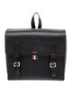 Thom Browne Leather Messenger Bag