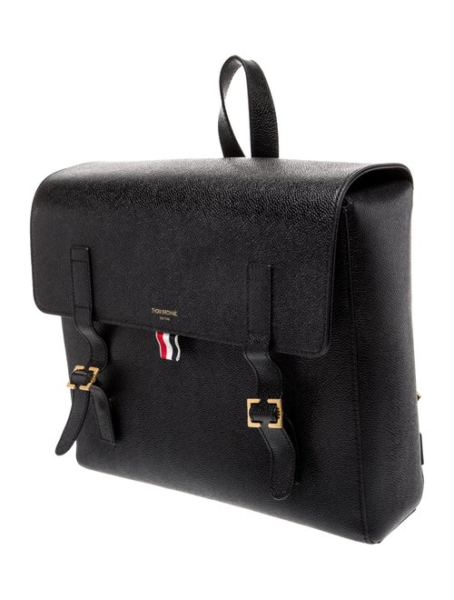 Thom Browne Leather Messenger Bag