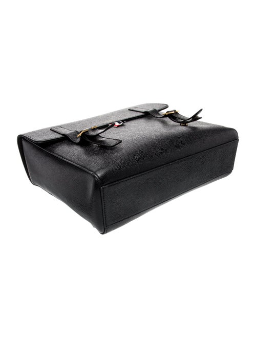 Thom Browne Leather Messenger Bag