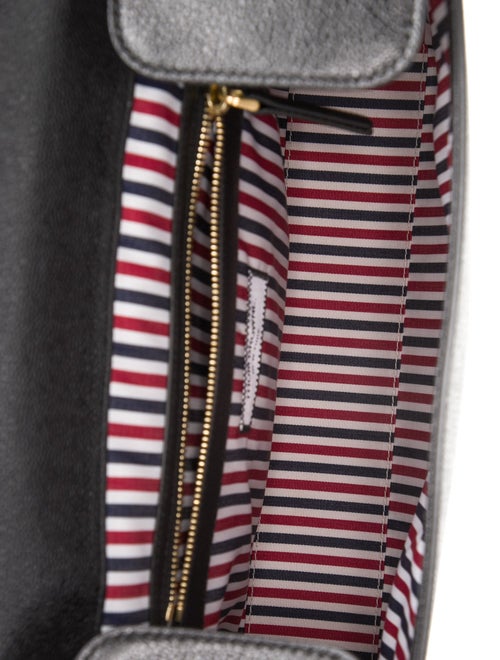 Thom Browne Leather Messenger Bag