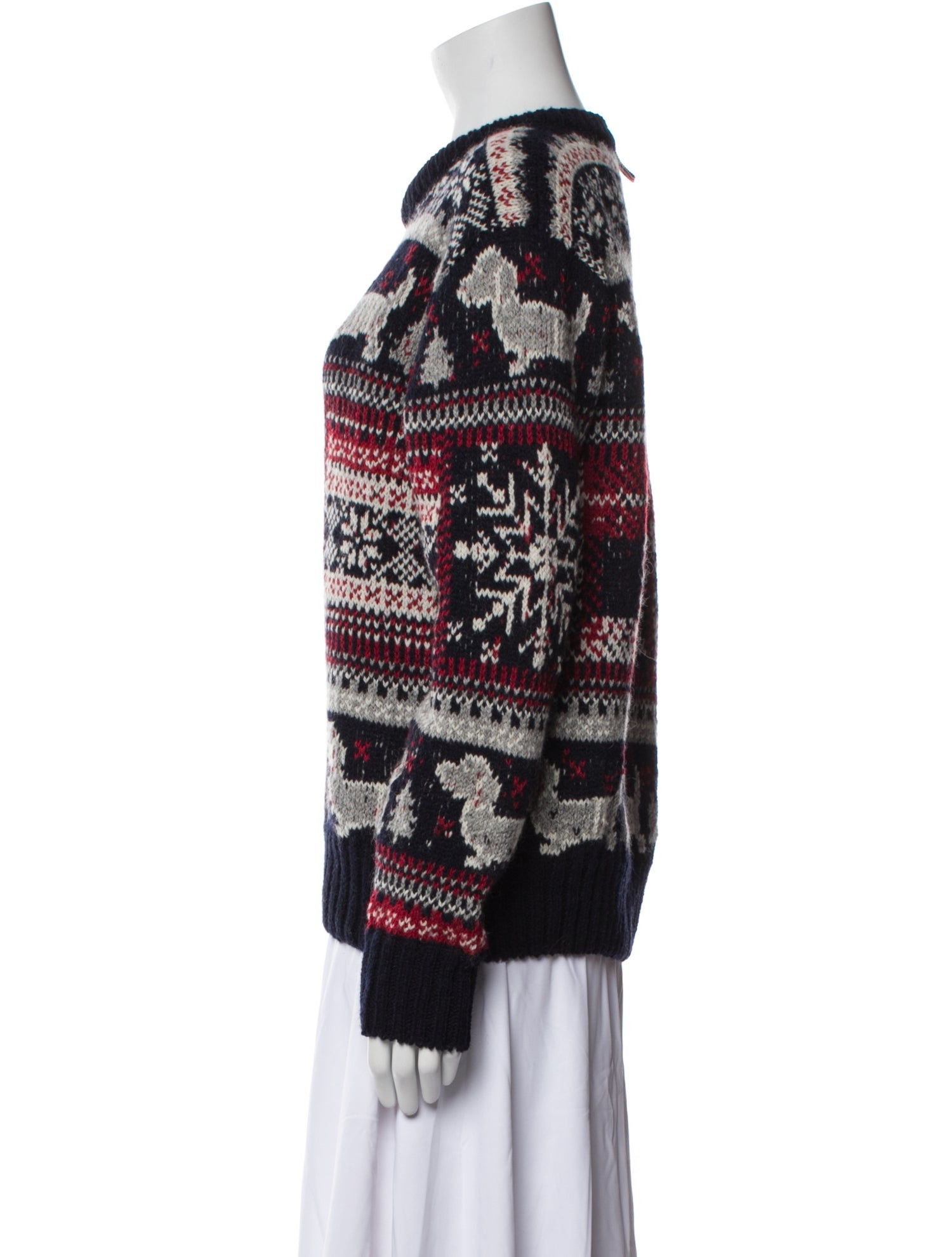 Thom Browne Wool Printed Sweater