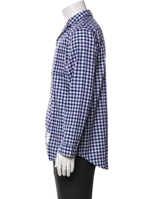 Thom Browne Plaid Print Pajama Top