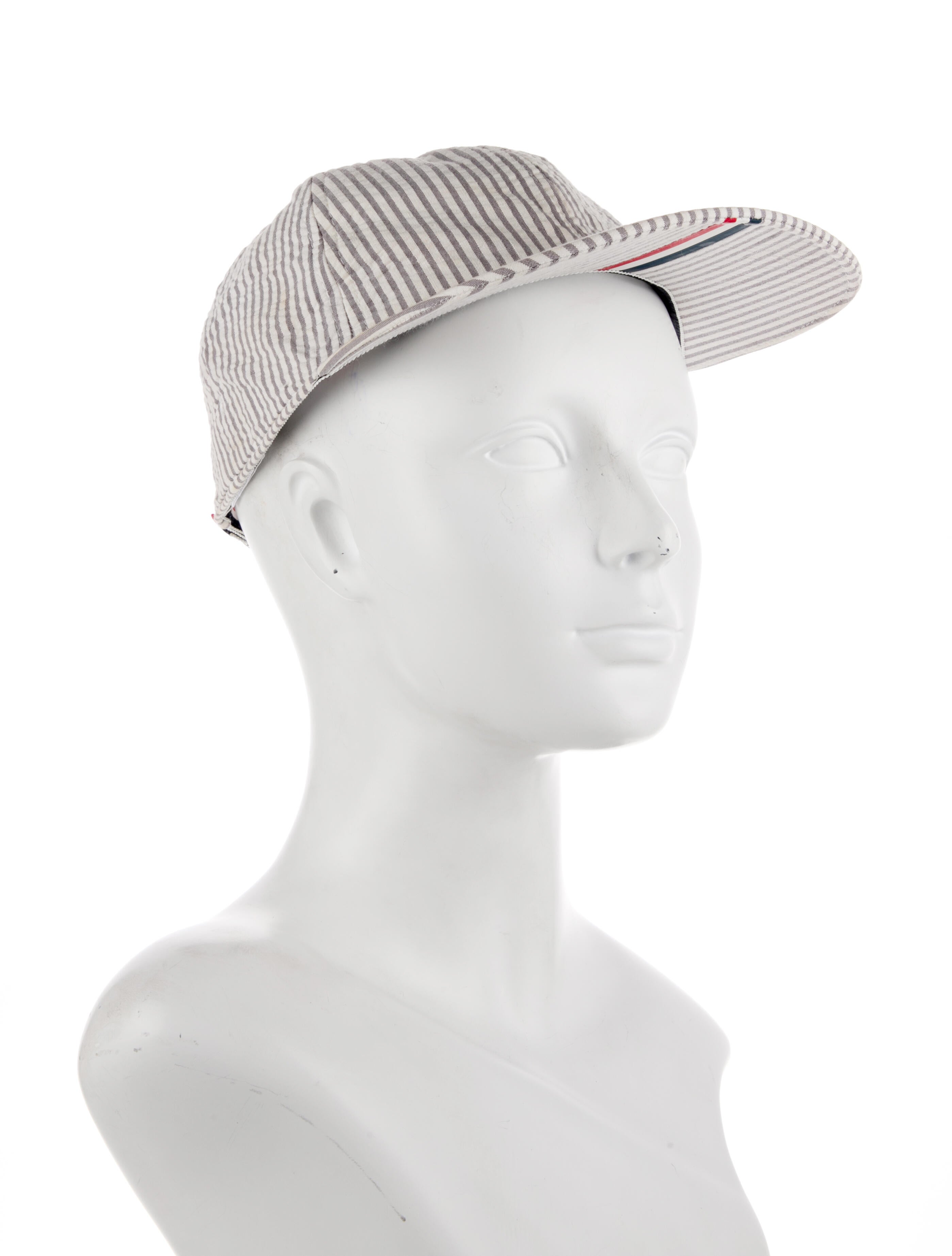 Thom Browne Men's Cotton Baseball Hat