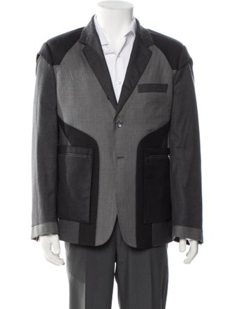 Thom Browne Zig Zag Wool Blazer