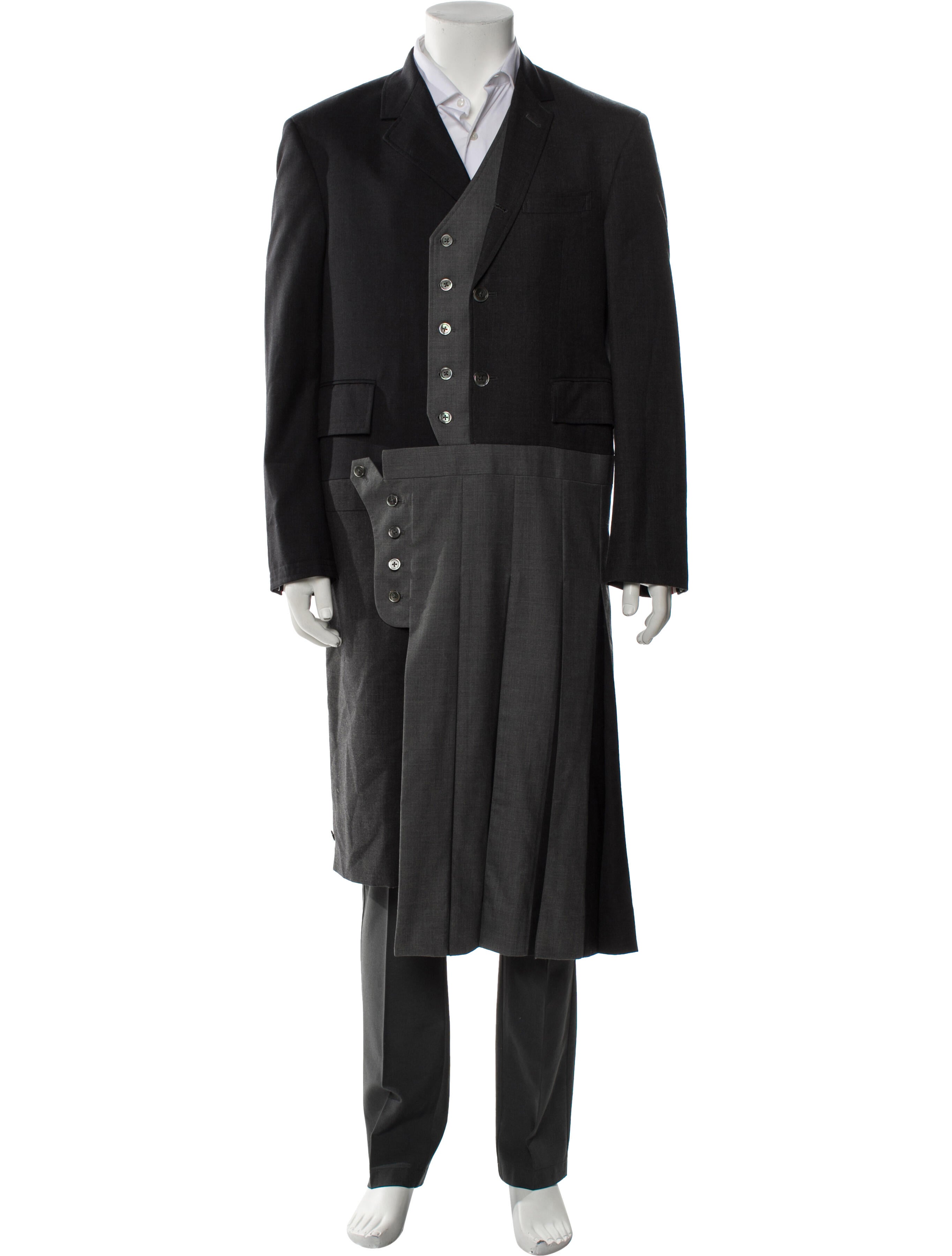 Thom Browne Hybrid Wool Coat