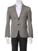 Thom Browne Wool Houndstooth Print Blazer