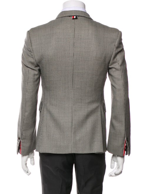 Thom Browne Wool Houndstooth Print Blazer