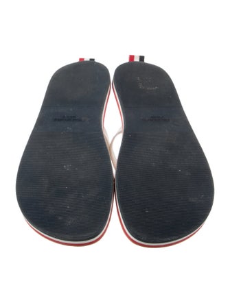 Thom Browne Leather Flip Flops