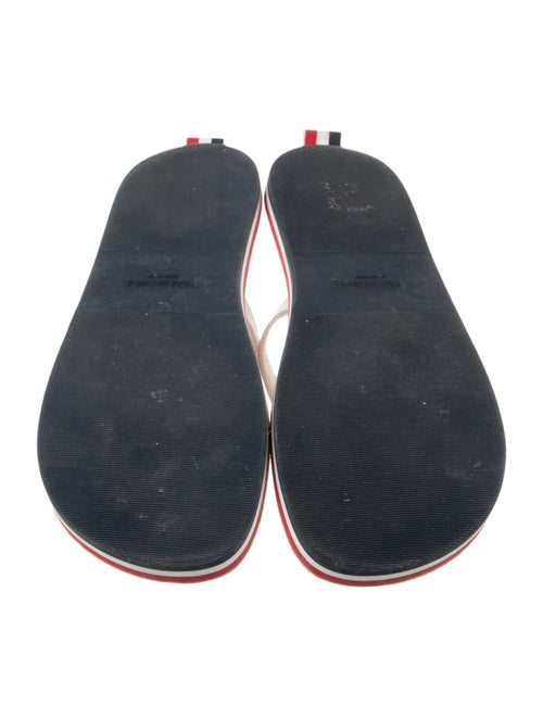 Thom Browne Leather Flip Flops