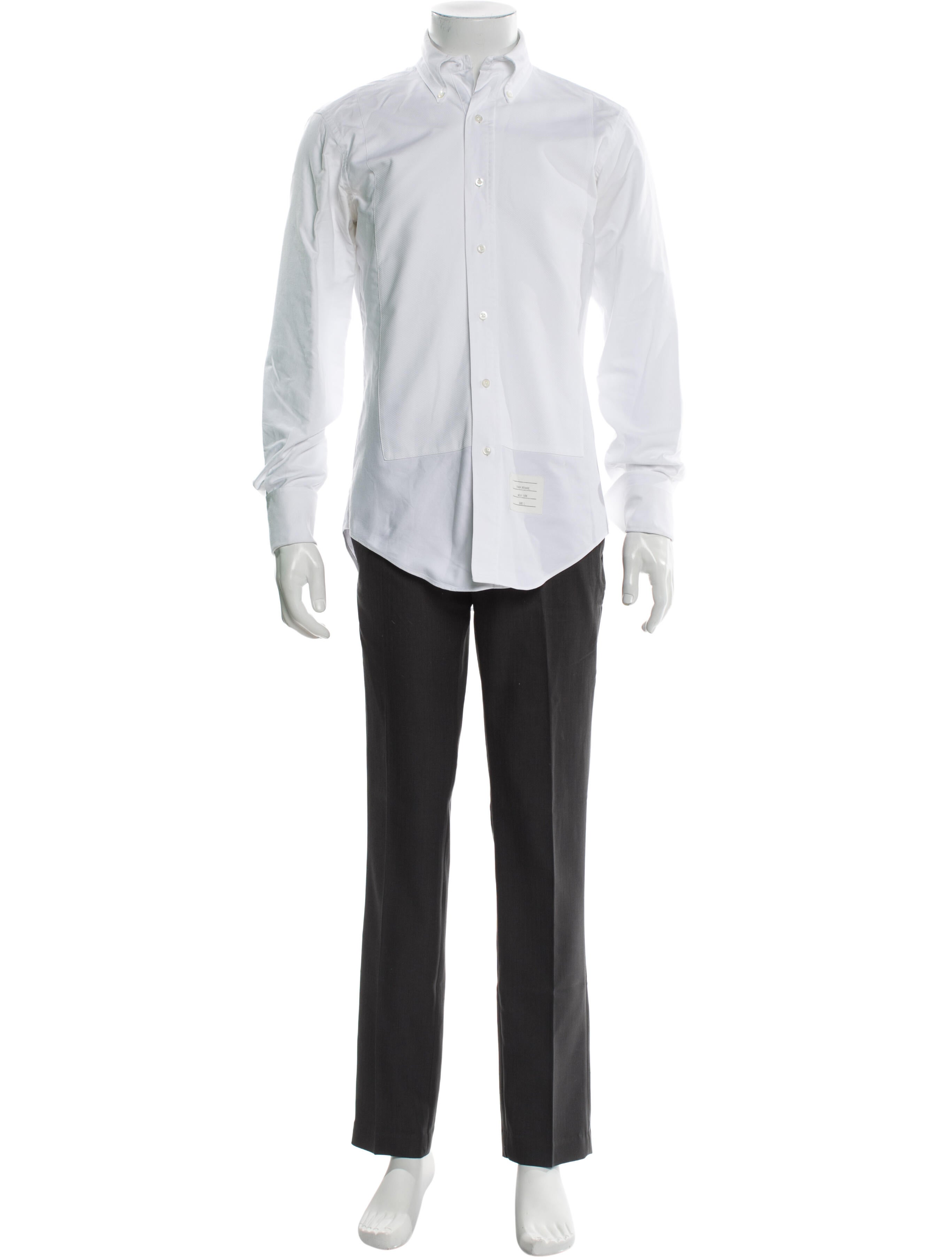 Thom Browne Long Sleeve Tuxedo Shirt