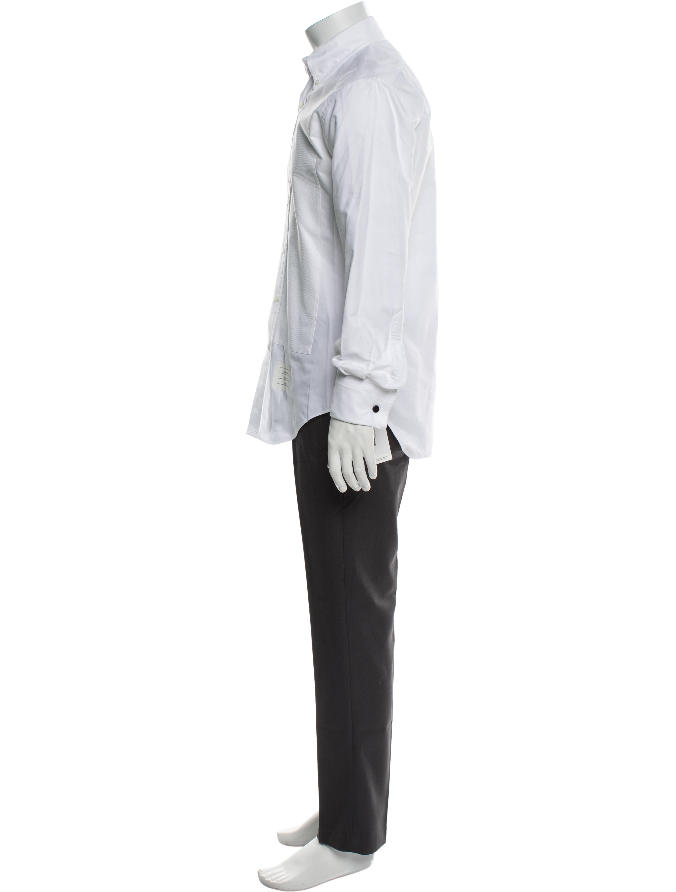 Thom Browne Long Sleeve Tuxedo Shirt