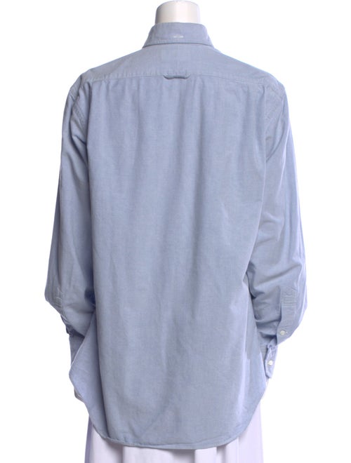 Thom Browne Long Sleeve Button-Up Top