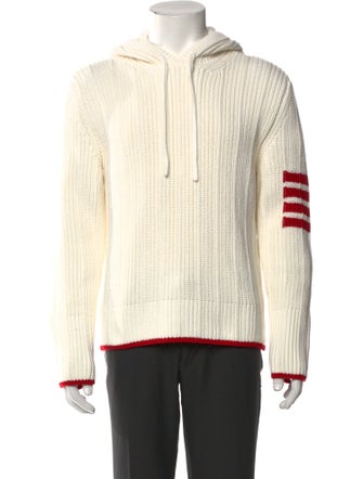 Thom Browne Striped Crew Neck Hoodie
