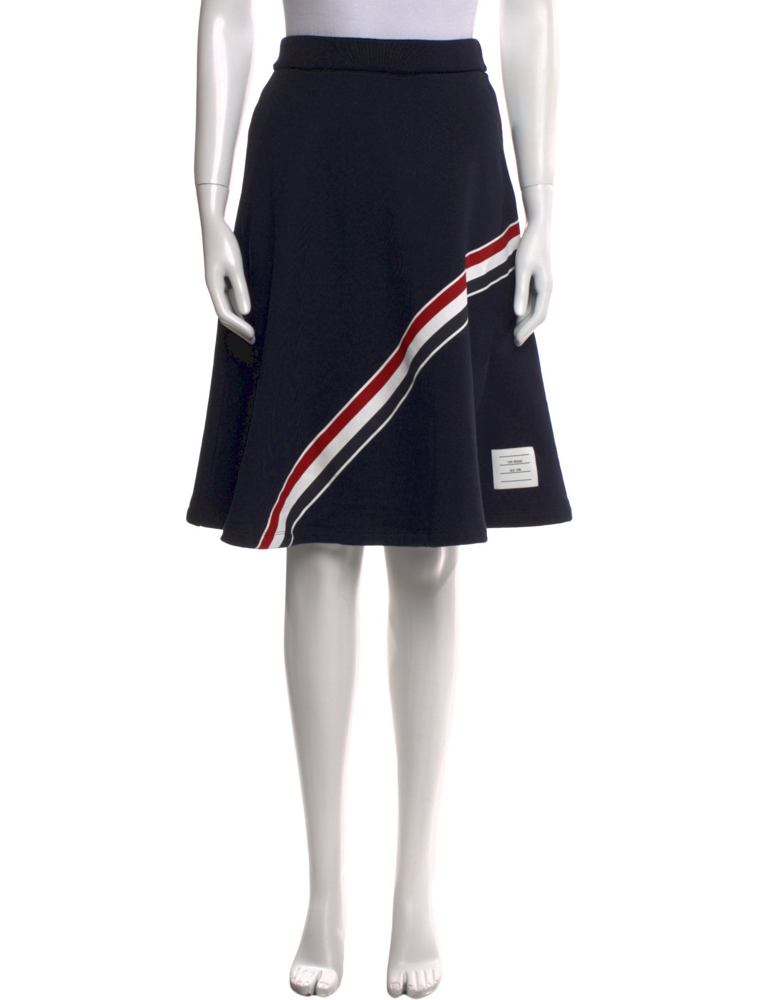 Thom Browne Striped Knee-Length Skirt w/ Tags