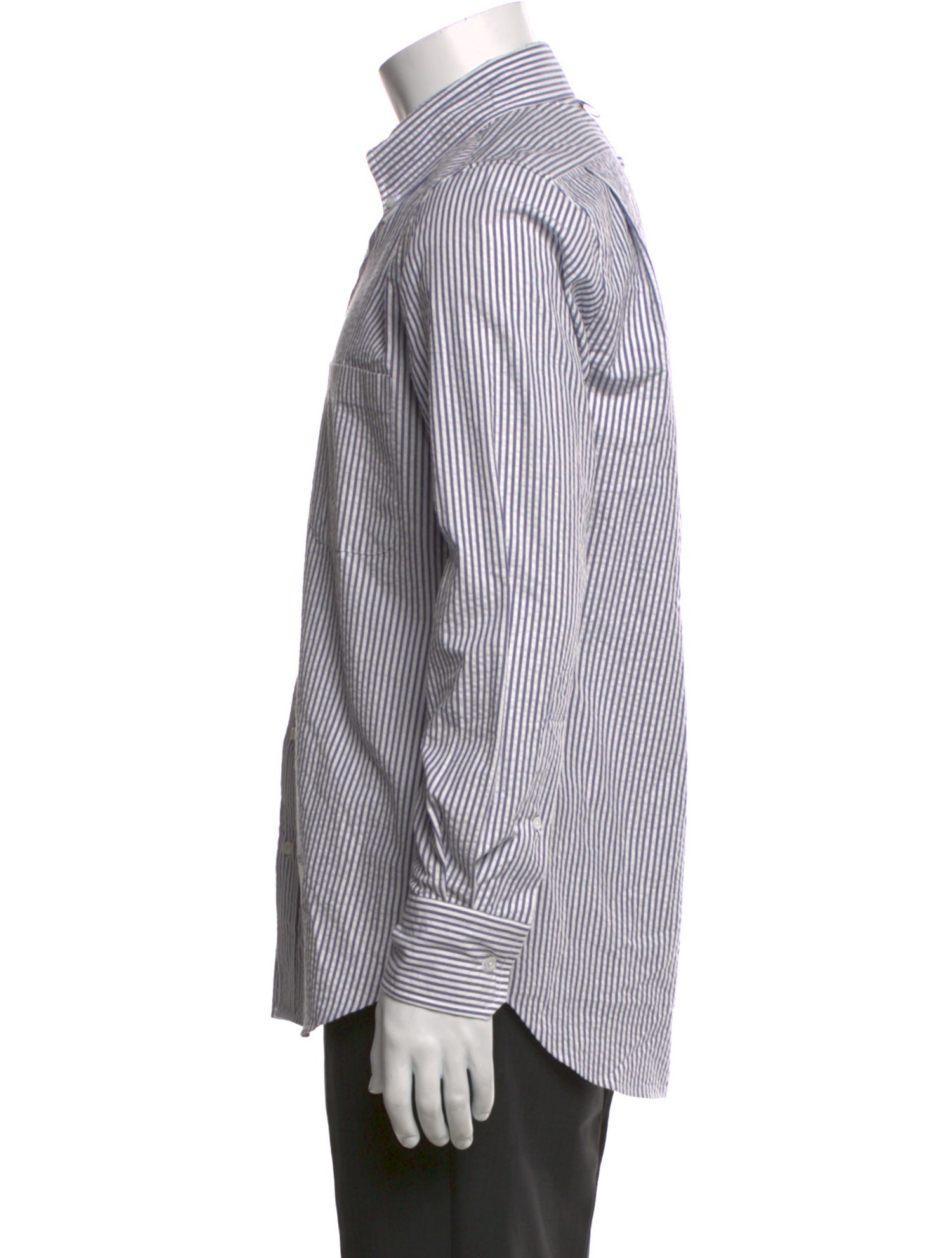 Thom Browne Floral Striped Shirt