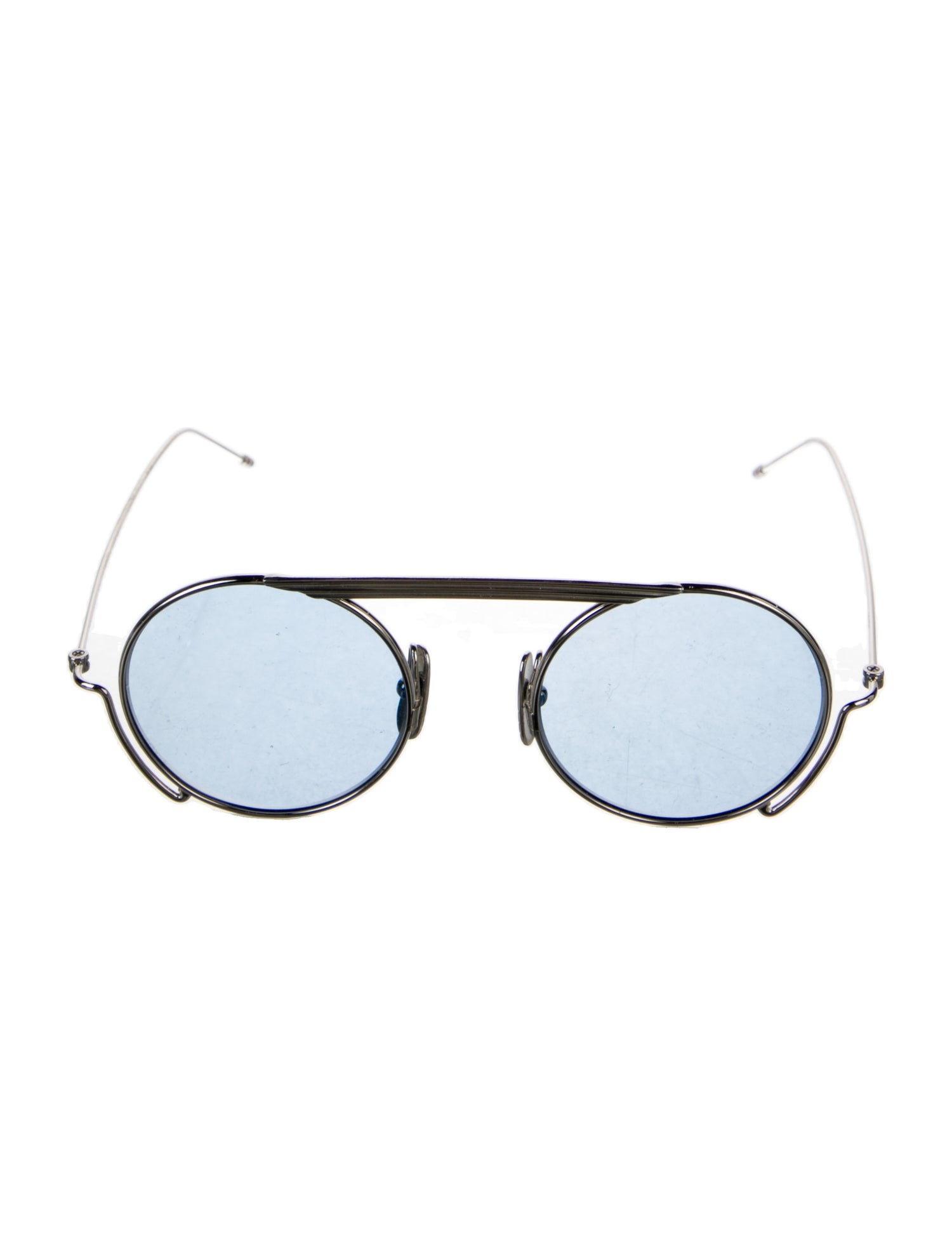 Thom Browne Round Mirrored Sunglasses