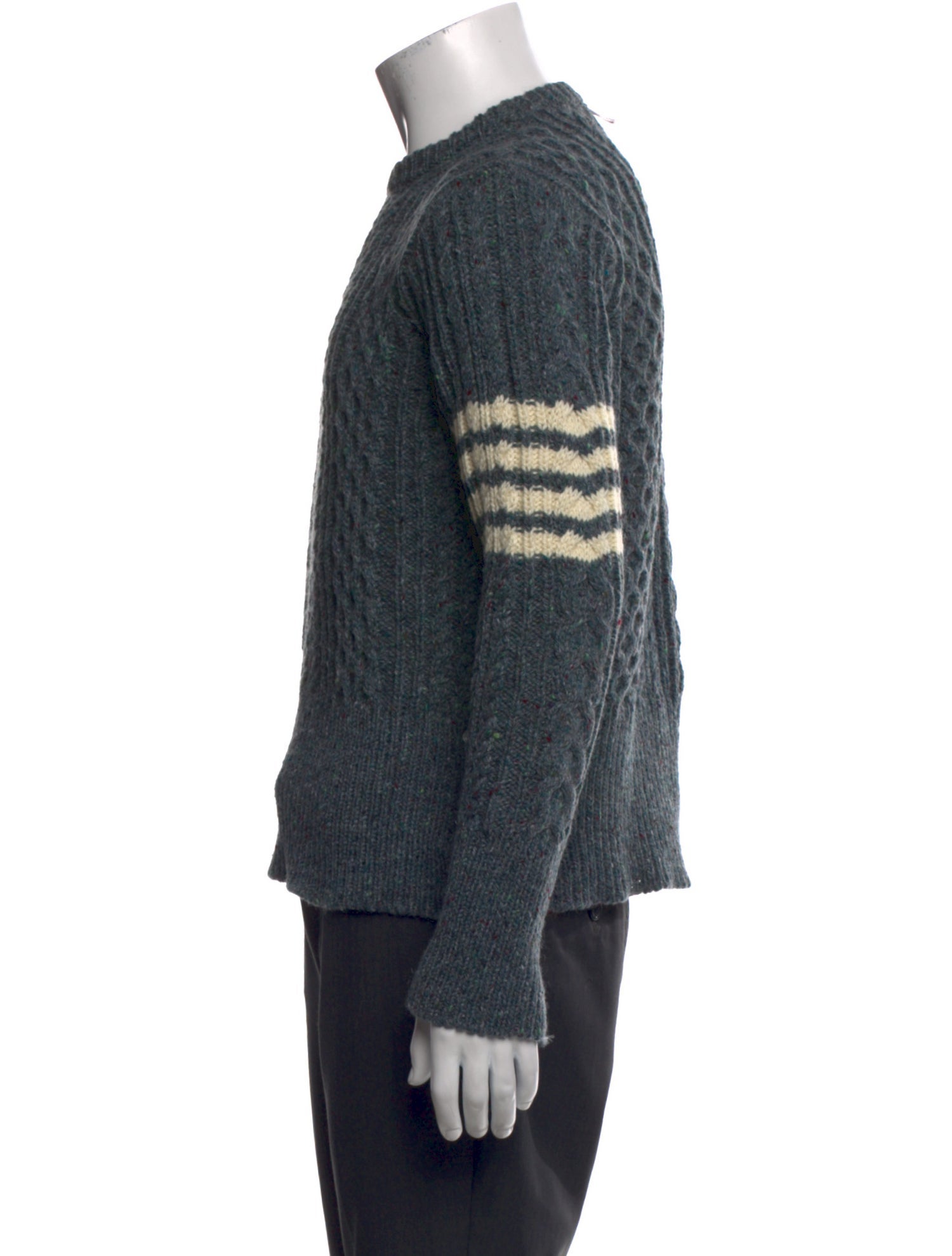 Thom Browne Wool Crew Neck Pullover