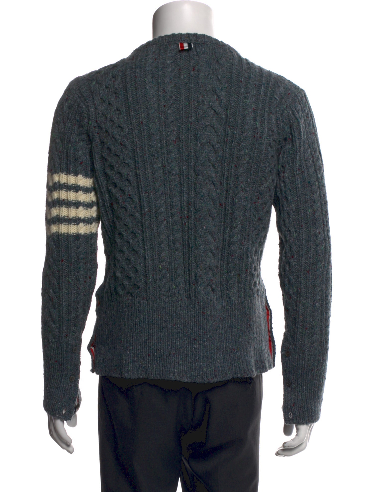 Thom Browne Wool Crew Neck Pullover