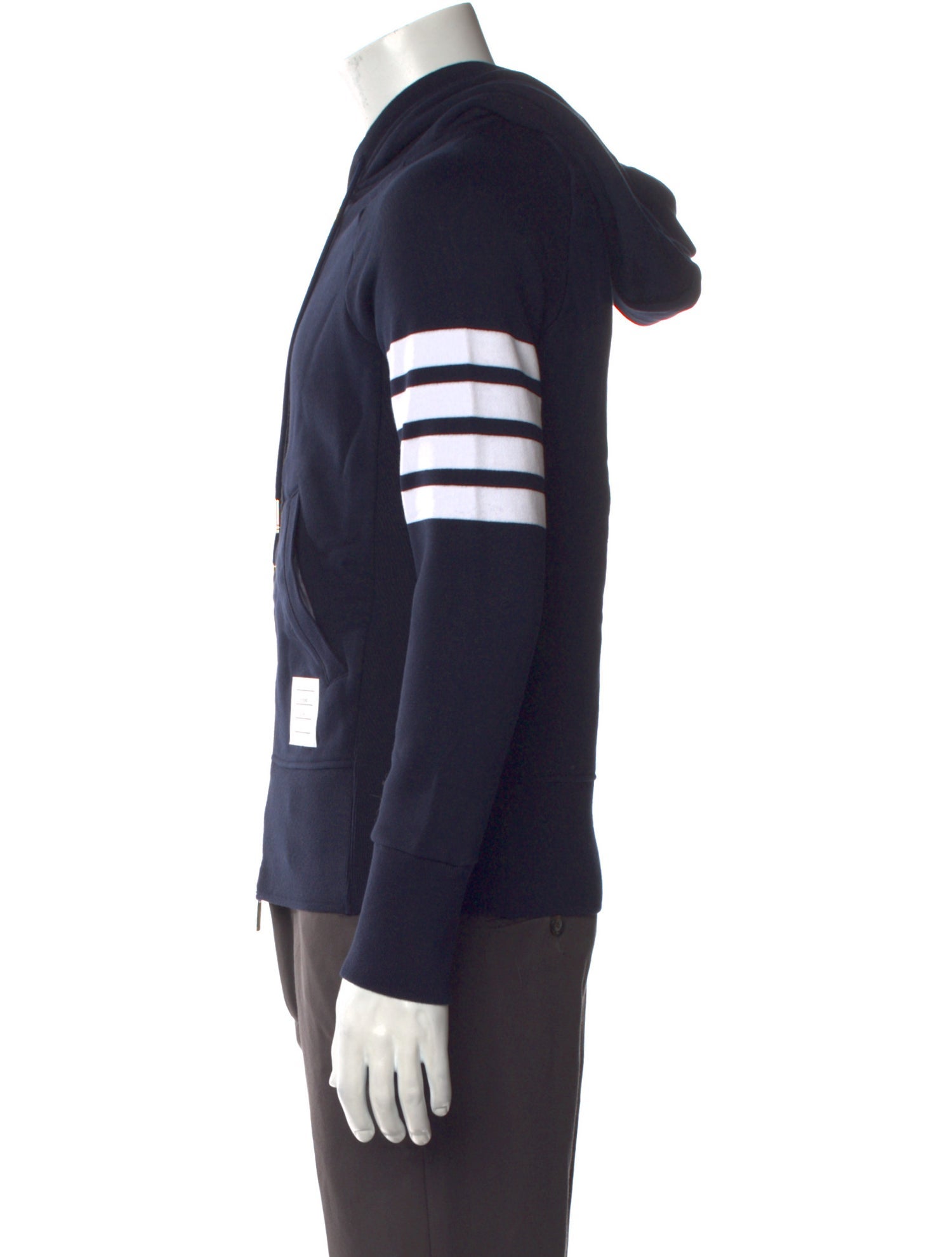 Thom Browne Striped Crew Neck Hoodie w/ Tags