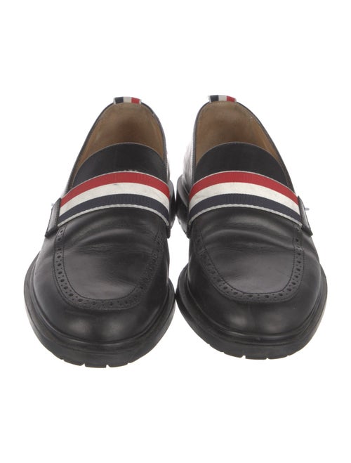 Thom Browne Leather Printed Loafers